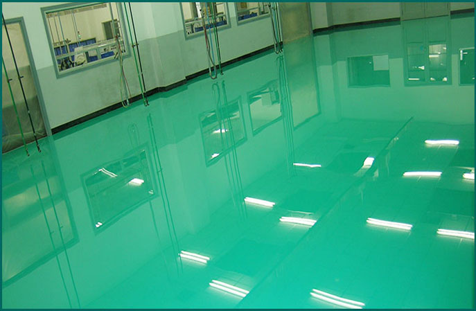 環(huán)氧自流平地坪漆25000㎡工程-瑞薩半導體（北京）潔凈廠房環(huán)氧自流平項目