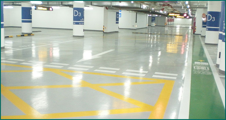 金融街購(gòu)物中心地下停車場(chǎng)環(huán)氧砂漿地坪項(xiàng)目