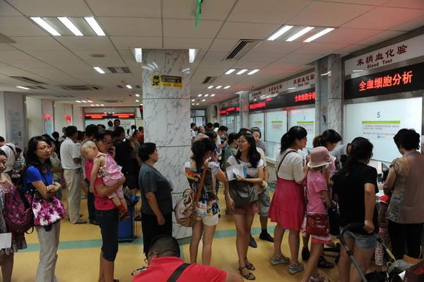 醫(yī)院的客流量