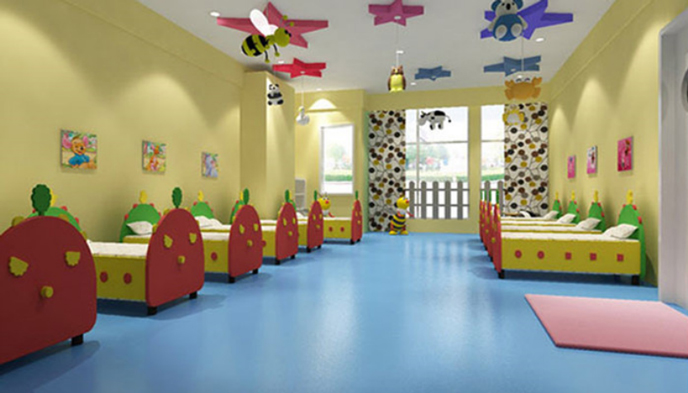 幼兒園PVC地板養(yǎng)護(hù)翻新解決方法-塑立得地坪漆