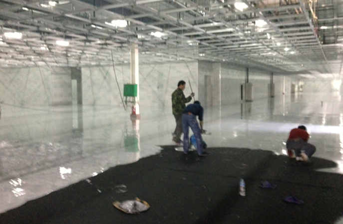 大型電子廠環(huán)氧防靜電地坪漆施工流程，你知道嗎？