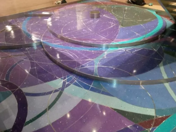 環(huán)氧磨石地坪拼花