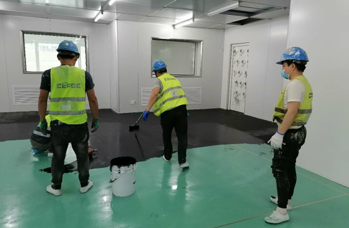 誰知道熊貓電子廠的環(huán)氧防靜電地坪一般做多厚？