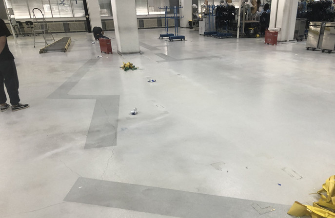 廠(chǎng)房環(huán)氧防靜電地坪不耐用