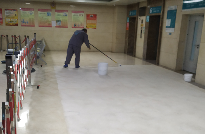 塑立得在石材上翻新過程 塑立得在石材上翻新過程