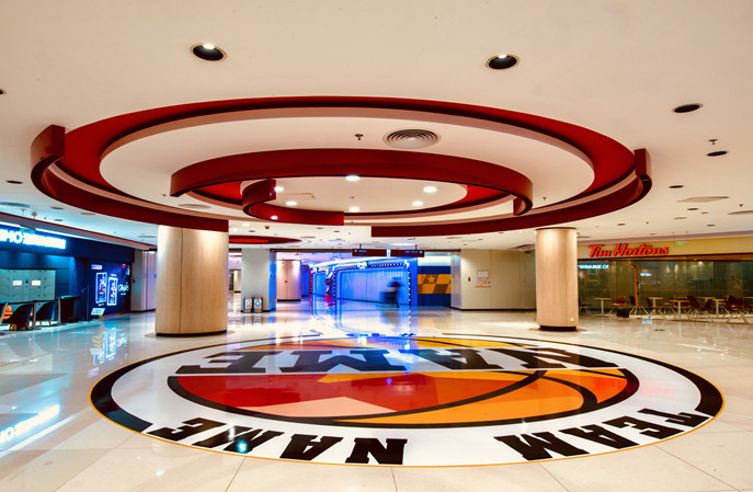 商場(chǎng)舊瓷磚地面翻新后