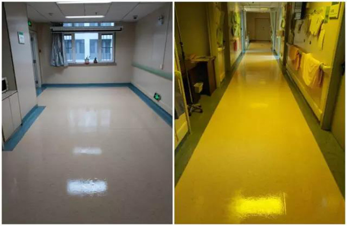 塑立得對(duì)塑膠地板保養(yǎng)后