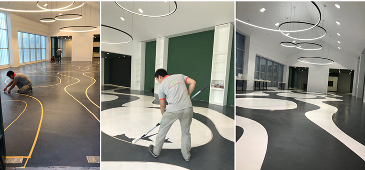 PVC運動地膠鋪裝