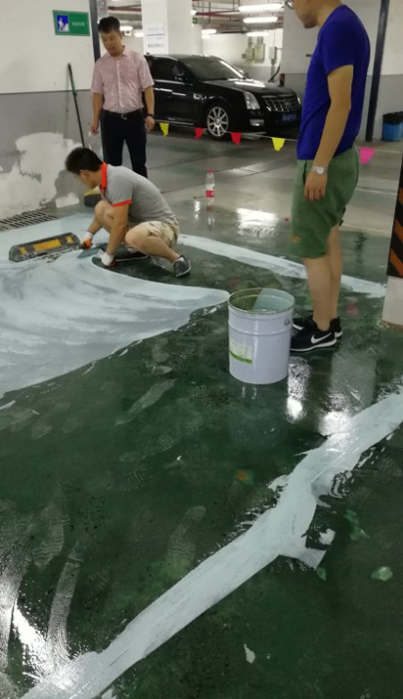 浙江人民醫(yī)院車庫(kù)施工1