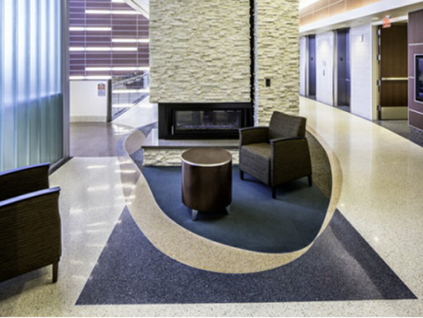 寫字樓艾特石整體藝術(shù)地坪